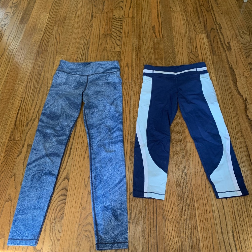 Athleta Blue Leggings - 2 pair